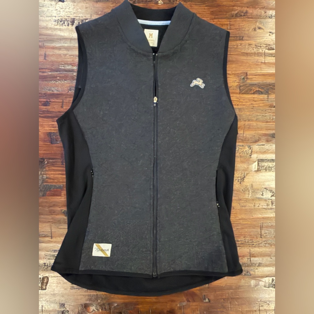 Tracksmith part wool Black Sleeveless Zip-Up Vest
